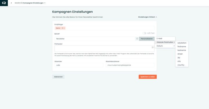 Personalisieren Sie Ihre Mails, für eine bessere Kundenbindung