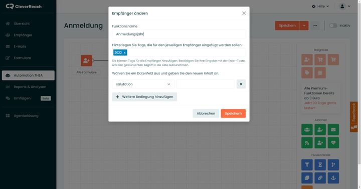 Ordnen Sie Ihren Kontakten automatisiert Tags zu