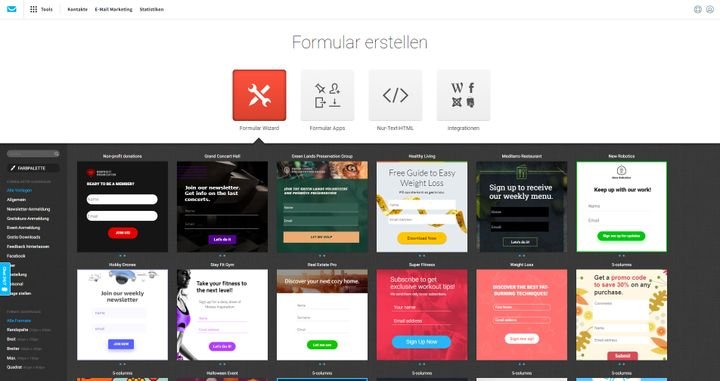 Kreieren Sie die passenden Anmeldeformulare für Ihre User
