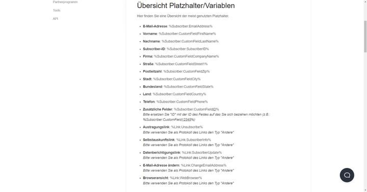 Personalisieren Sie Ihre Inhalte über Platzhalter
