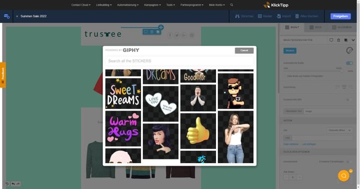 Peppen Sie Ihre Mails mit Bildern, GIFs und Videos auf