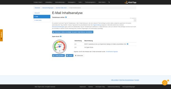 Verbessern Sie die Zustellbarkeit Ihrer E-Mails mithilfe des Spam-Scores