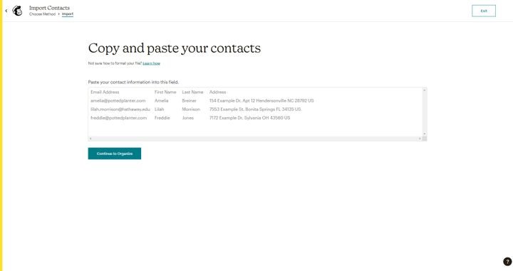 Importieren Sie Ihre Kontakte auf unterschiedlichen Wegen in Ihr CRM