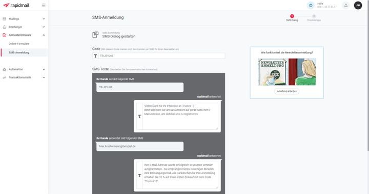Generieren Sie neue Leads via SMS