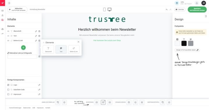 Die Editoren von rapidmail erlauben einen unterbrechungsfreien und kreativen Workflow
