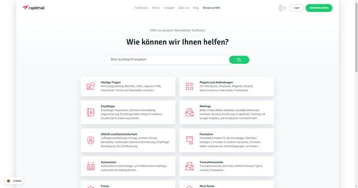 Sollten Sie mal nicht weiterkommen, finden Sie Hilfe im deutschsprachigen Helpcenter