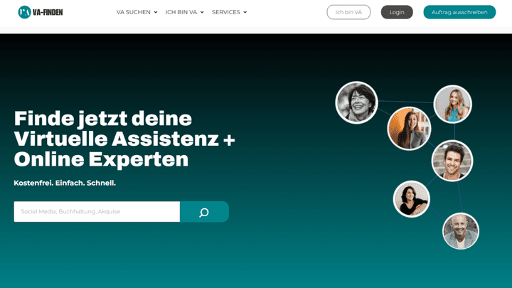VA-Finden verbindet Unternehmen mit den passenden Online-Expert:innen