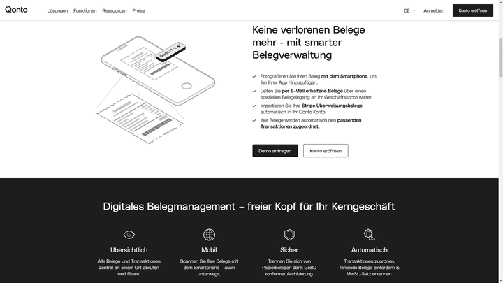 Lege GoBD-konform deine Belege elektronisch ab