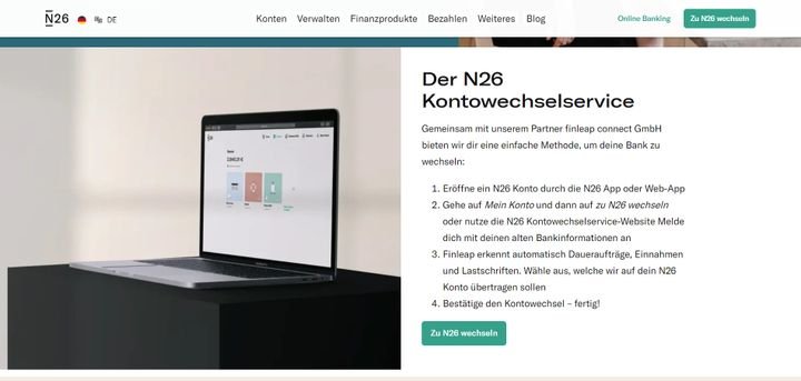 Mit dem Kontowechselservice sollen alle Ihre bestehenden Daueraufträge und Einnahmen automatisch umgezogen werden