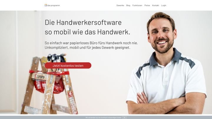 Das Programm ist eine Cloud-Lösung und deckt Buchhaltung, Kommunikation und die Auftragsabwicklung ab