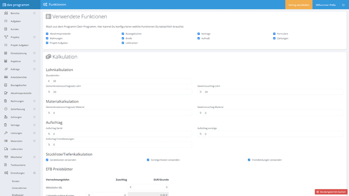 Vielleicht nicht besonders schick, aber funktional und in der Bedienung zeigt sich die Benutzeroberfläche gefügig