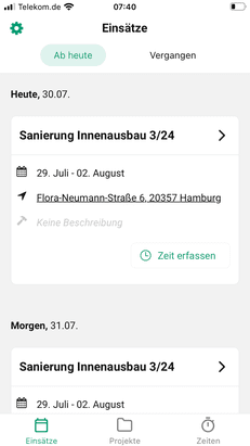 Weniger leistungsstark als in HERO ist die plancraft-App trotzdem ein nützlicher Helfer für unterwegs