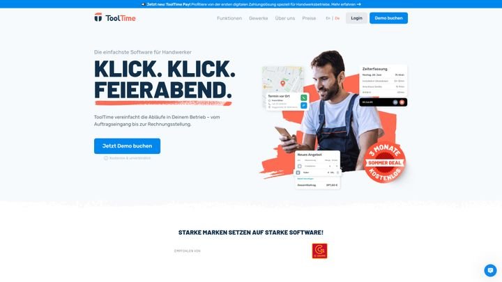 Software für Handwerker: Wie sich ToolTime in meinem Praxistest geschlagen hat, erfährst du hier