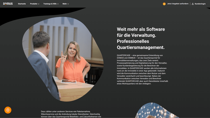 Das Tool “DOMUS Quartercase” erweitert Ihre Buchhaltungs-Tools um Features für Mieter:innen, egal ob privat oder gewerblich
