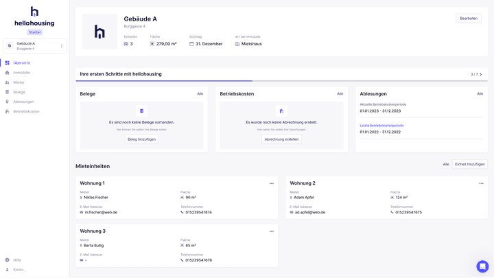 Eine Zusammenfassung quasi aller Informationen bietet das Dashboard