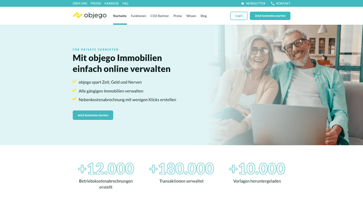 Nicht nur die Software, auch die Webseite selbst ist im gleichen Stil gehalten und wirkt modern und nicht überladen