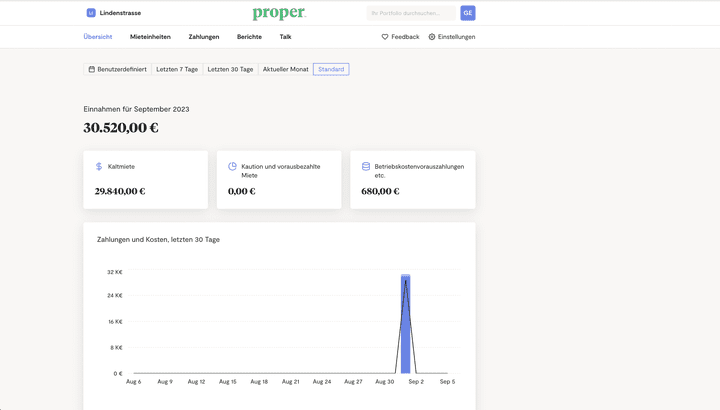 In der Kontoübersicht werden ein- und ausgehende Zahlungen automatisiert erkannt und zugewiesen