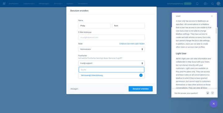 Weisen Sie Agent:innen Rechte und Rollen zu, damit Kompetenzen klar geregelt sind