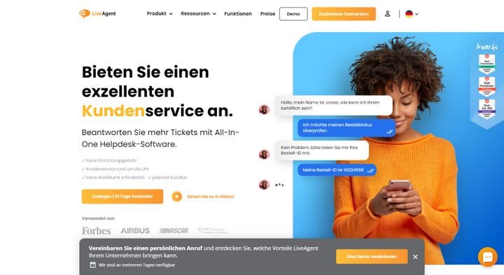 Ein frischer Webauftritt, der neugierig macht