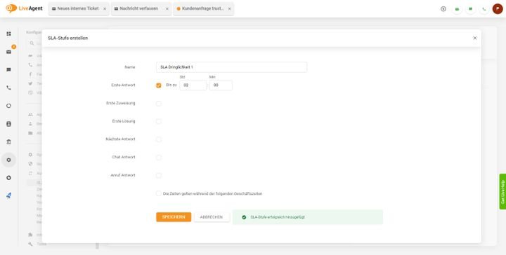 Optimieren Sie Ihre Serviceprozesse mit SLA-Richtlinien und internen Prozessregeln