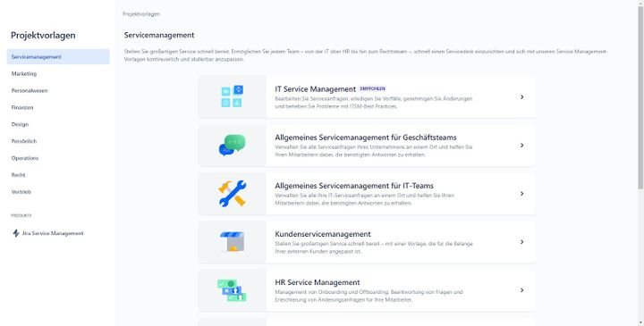 Jira Service Management verfügt über Projektmanagement-Fähigkeiten und eignet sich als IT-Helpdesk