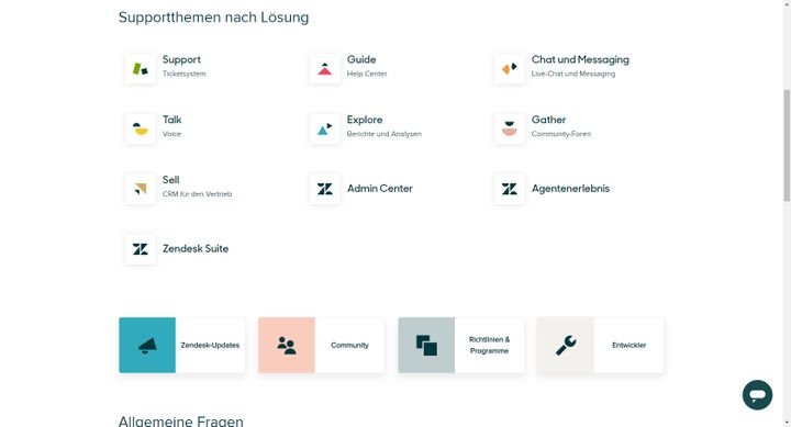 Ein gut strukturierter und umfangreicher Hilfe-Bereich macht fast vergessen, dass Zendesk keinen Telefon-Support anbietet