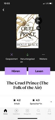 Ihr könnt nahtlos zwischen Buch und Hörbuch wechseln