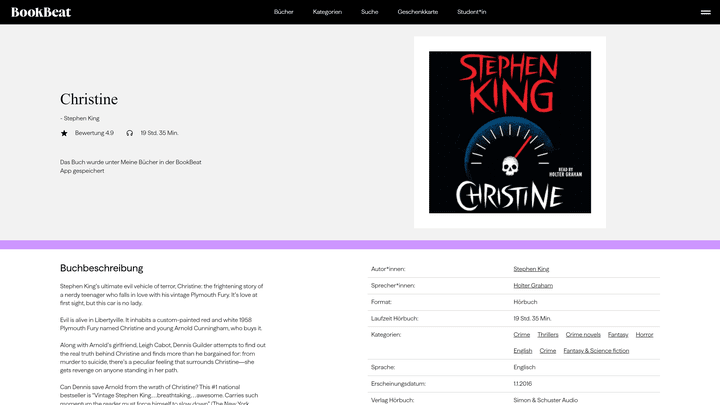 Der Horrorklassiker von Stephen King ist nichts für schwache Nerven