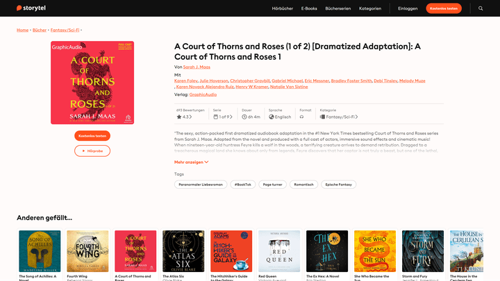 “Das Reich der sieben Höfe” heißt diese Reihe auf Deutsch