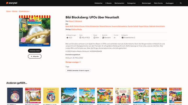 Um UFOs geht es in dieser Folge von Bibi Blocksberg