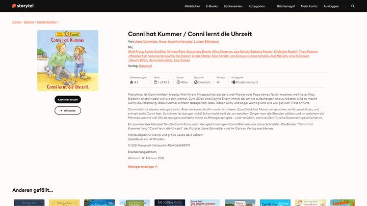 Conni erlebt viele Abenteuer und bringt den Kleinsten dabei allerhand bei