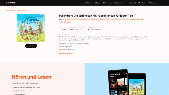 Pixi wird 70! Zur Feier gibt’s diese Sammlung mit 42 der beliebtesten Kurzgeschichten