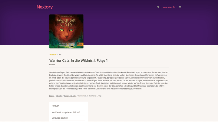 Sehr actionlastig, aber kindgerecht: Die “Warrior Cats”