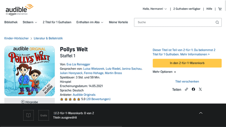 Polly meistert auch die schwierigsten Aufgaben und macht Gleichaltrigen (und Jüngeren) so Mut