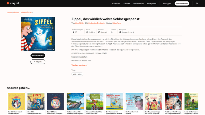 Zippel ist nicht das typische Gruselgespenst