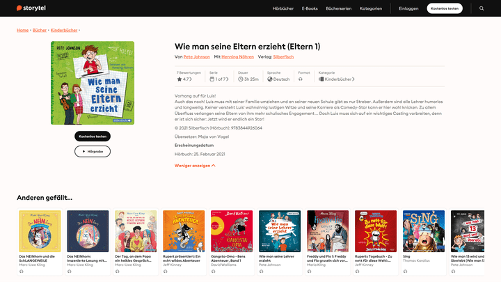 Um das Erziehen der eigenen Eltern geht es im ersten Teil der Teenager-Eltern-Reihe von Pete Johnson