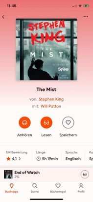 Viele Bücher könnt ihr sowohl lesen als auch hören und zwischen beiden wechseln