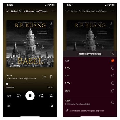 Die Unterteilung in einzelne Kapitel, macht das hören sehr angenehm