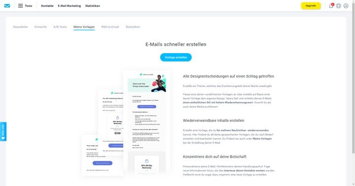 GetResponse ist in erster Linie ein Tool zur Erstellung von Newslettern und Mail-Automatisierung