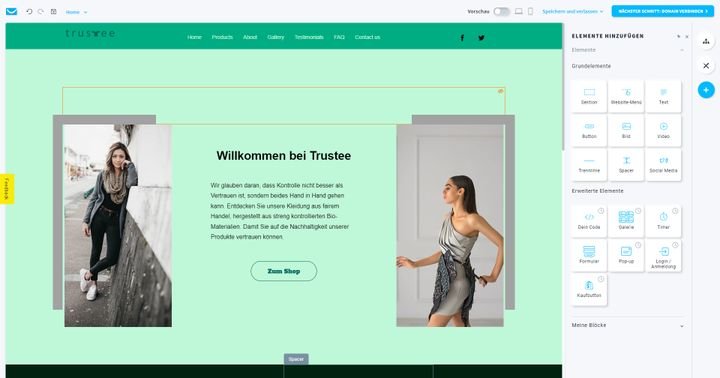 Bauen Sie mit GetResponse Ihren Webauftritt zusammen