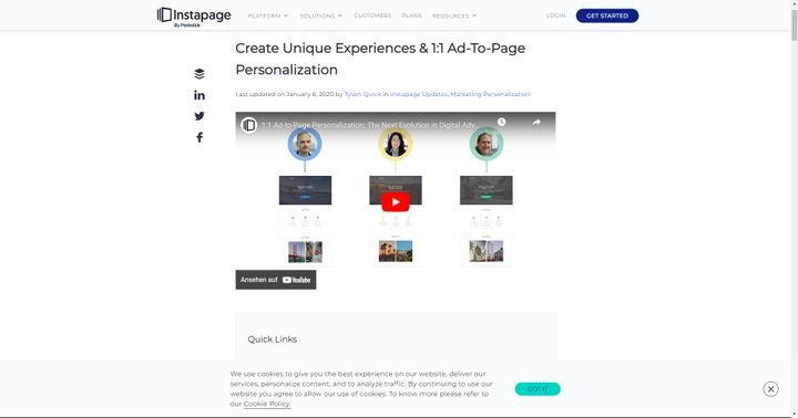 Legen Sie mehrere Varianten Ihrer Landingpage an, um mehr Zielgruppen abzuholen