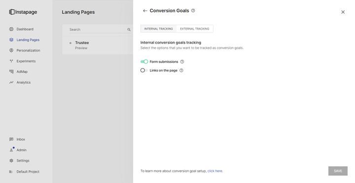 Legen Sie eigenhändig fest, welche Klicks Sie als Conversion tracken wollen
