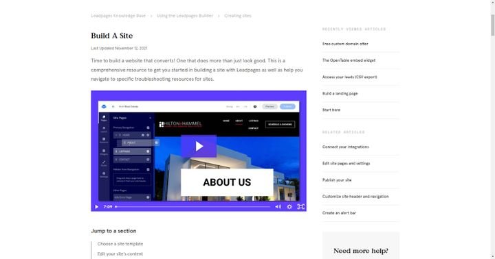 Sollten Sie noch keine Homepage haben, können Sie diesen mit Leadpages zusammenbauen