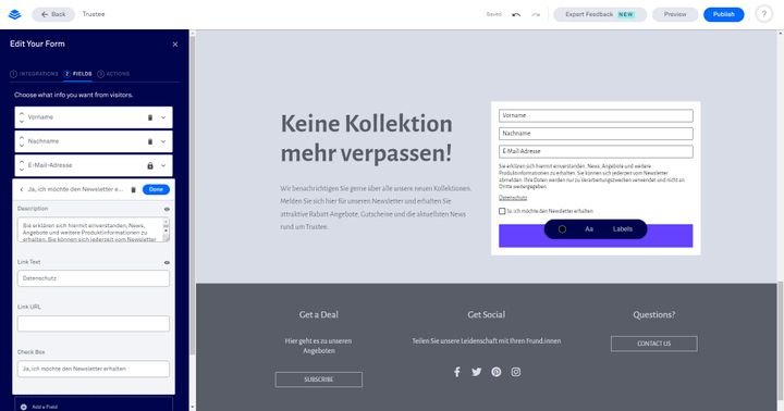 Fügen Sie den wichtigen Double-opt-in in Ihre Formulare ein