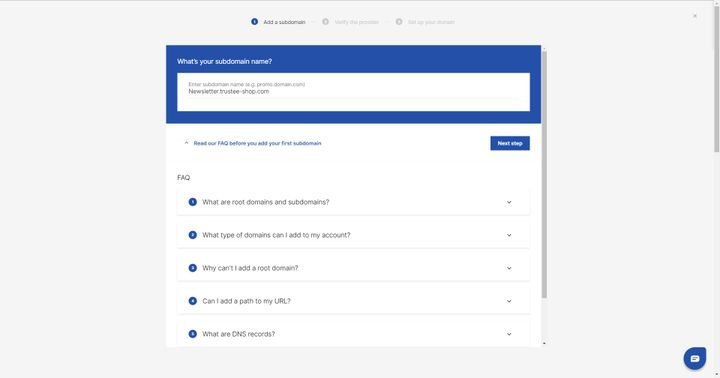 Achten Sie darauf, genug Domains mit Ihren Landing Pages verbinden zu können