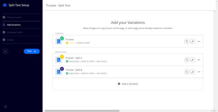 Mit Split Tests tasten Sie sich an die beste Landingpage für Ihren CTA heran