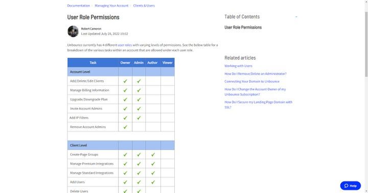 Schränken Sie den Zugriff auf Ihre Landingpages in Unbounce ein