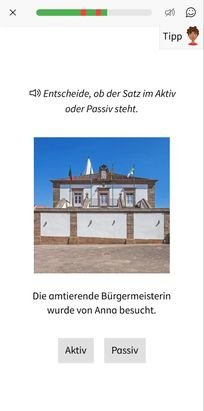 Die Aufgaben in der App erinnern an Sprachlern-Apps wie Rosetta Stone oder Babbel