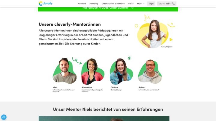 cleverly setzt neben der fachlichen Vermittlung auch auf soziale und emotionale Kompetenzstärkung