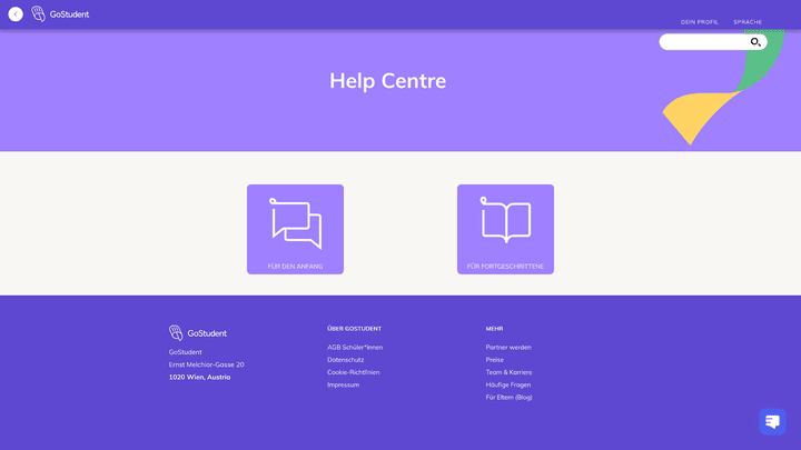 Wisst ihr nicht weiter, findet ihr im Hilfebereich ausführliche Anleitungen